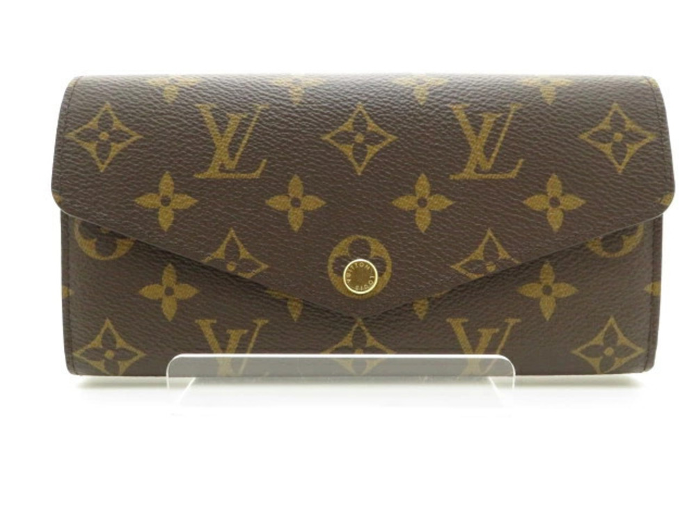 LOUIS VUITTON Long Wallet Portefeuille Sarah Monogram Rose Pink Ballerine